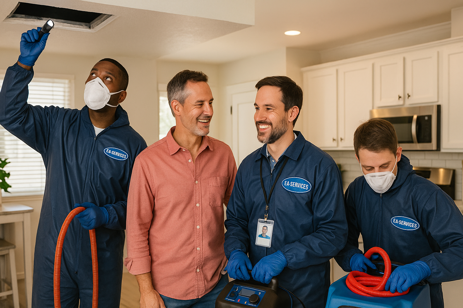 Professional cleaning team working in Casa Grande